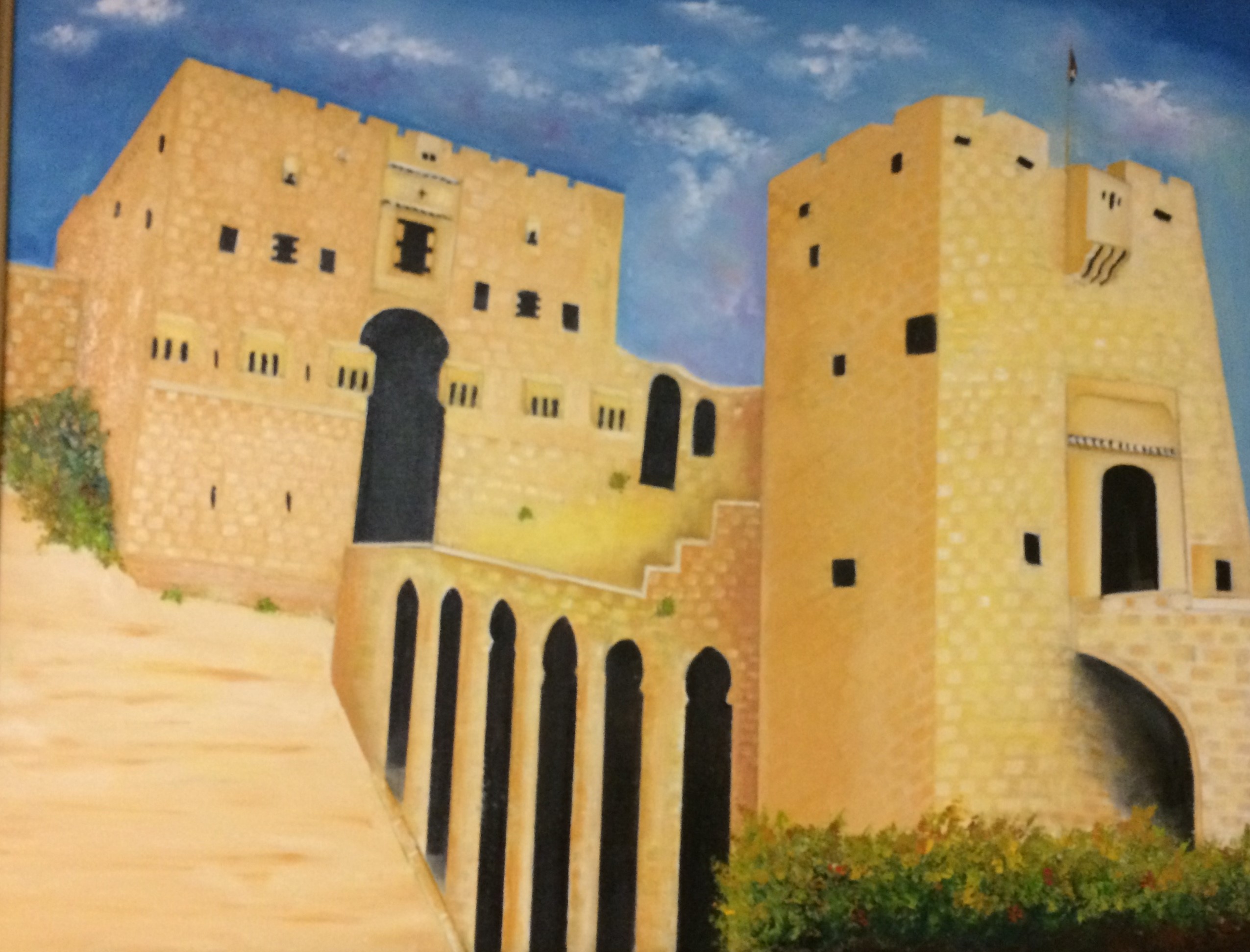 Ancient Citadel Of Aleppo Syria Nasri Georges Art